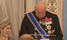 Thumbnail for article: Noorse koning maakt Haaland-woordgrap en laat Máxima lachen 