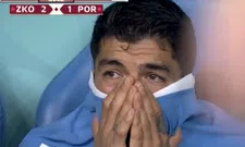 Thumbnail for article: Suárez houdt het niet droog na zure uitschakeling met Uruguay op het WK