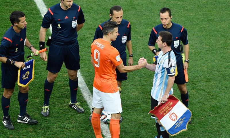 Van Persie spreekt over Messi