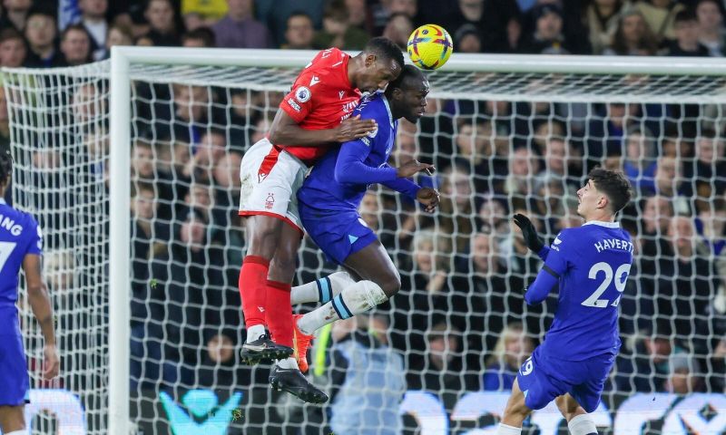 Chelsea heeft met 1-1 gelijkgespeeld tegen Nottingham Forest in de Premier League