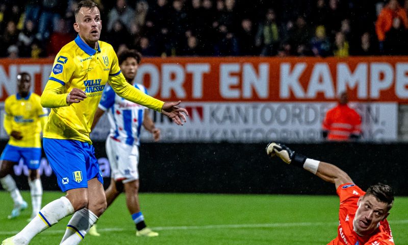 RKC Waalwijk en sc Heerenveen spelen met 0-0 gelijk in de Eredivisie