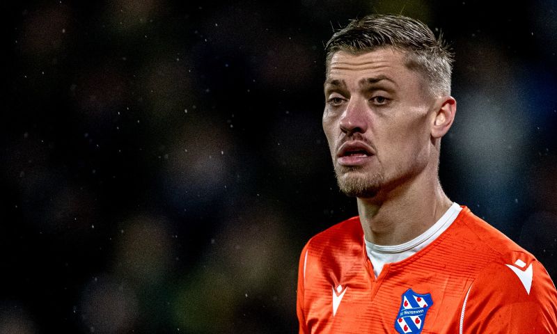 Andries Noppert speelde liever niet in oranje met Heerenveen tegen RKC Waalwijk