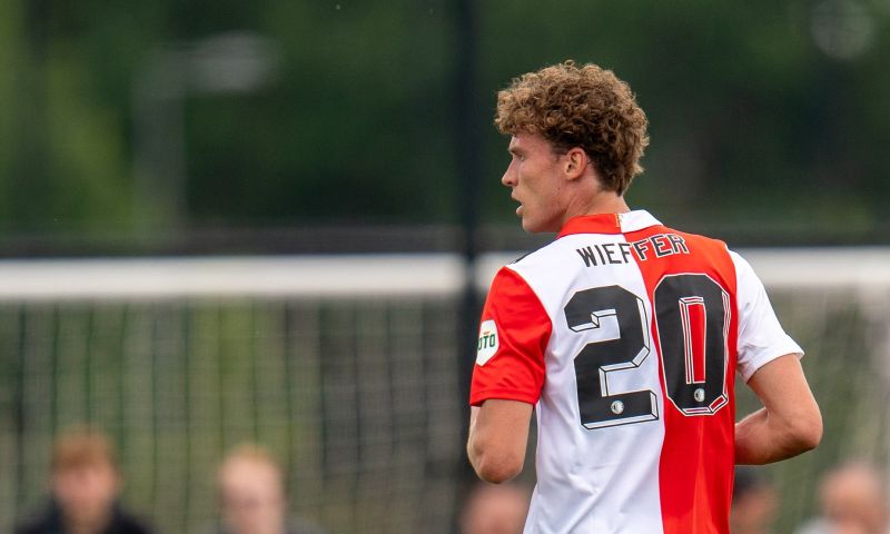 Mats Wieffer is tevreden met zijn basisdebuut bij Feyenoord