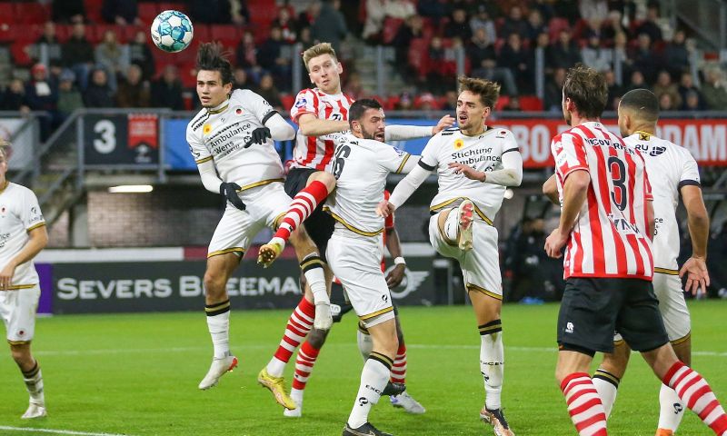 Sparta Rotterdam wint de derby tegen Excelsior dankzij Joshua Kitolano