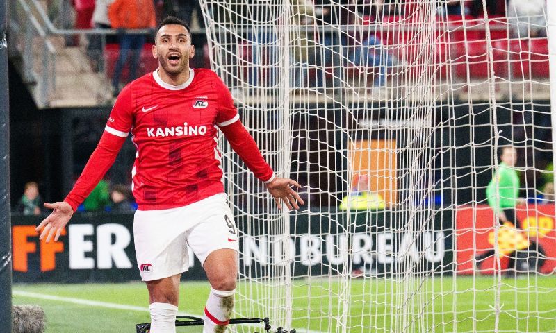 Het spektakelstuk tussen AZ en FC Utrecht kende twee Griekse hattrickhelden
