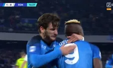 Thumbnail for article: Heerlijk geraakt: Osimhen knalt Napoli op voorsprong in Serie A-topper tegen Roma