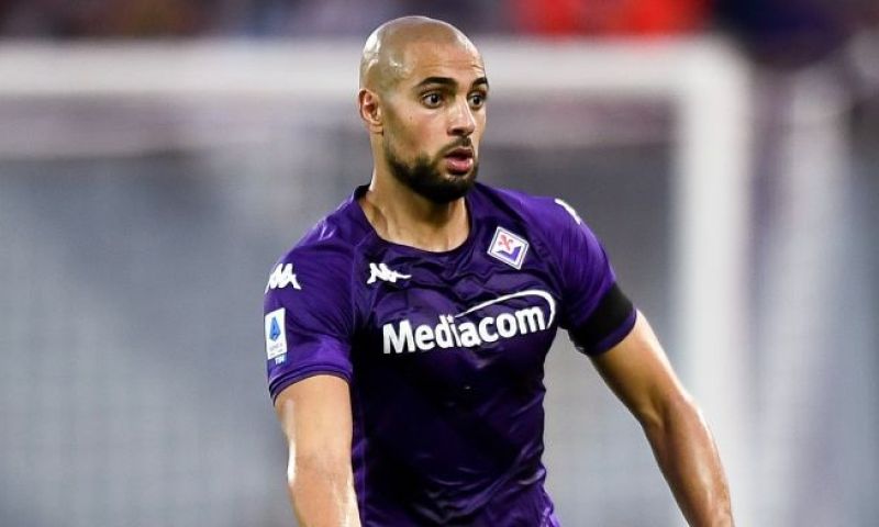 Sofyan Amrabat heeft de training van Fiorentina overgeslagen