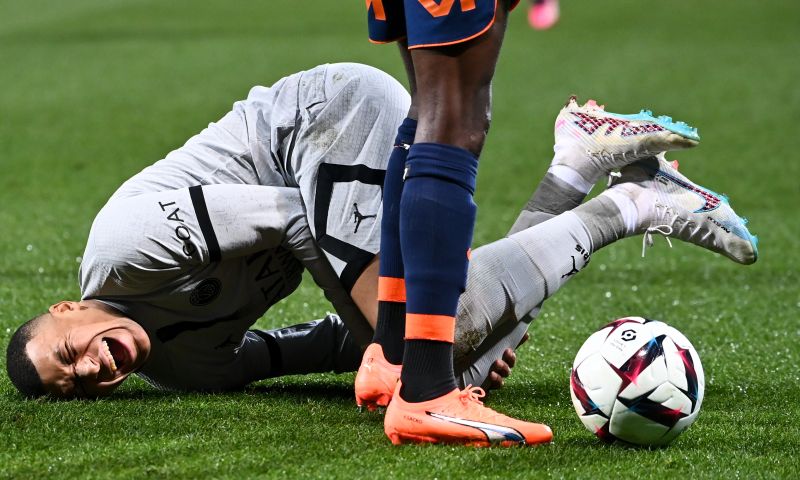 Blessure Mbappé lijkt mee te vallen