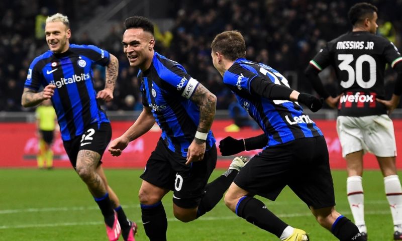 Internazionale wint de Milanese derby van AC Milan dankzij Lautaro Martínez