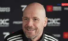 Thumbnail for article: Ten Hag krijgt lachers op zijn hand tijdens persconferentie: 'Dit is geen boete'