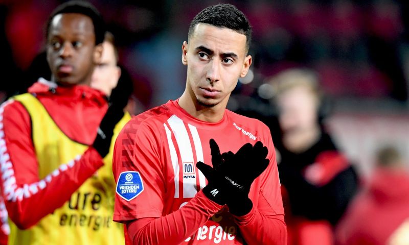 Anass Salah-Edinne beleefde een apart avond met Twente tegen Ajax