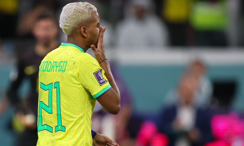 Rodrygo ligt nog altijd wakker van zijn gemiste strafschop op het WK voor Brazilië