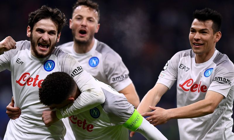 Napoli maatje te groot voor Eintracht Frankfurt