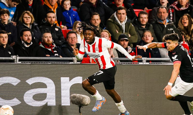 liveblog van de wedstrijd tussen psv en sevilla