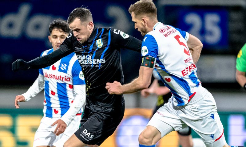 RKC Waalwijk wint met duidelijek cijfers van Heerenveen