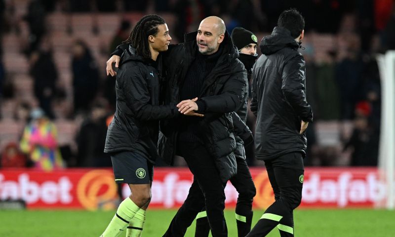 Pep Guardiola is vol lof over Nathan Aké