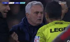 Thumbnail for article: Mourinho is emoties niet de baas en wordt met rood naar de tribune gestuurd       