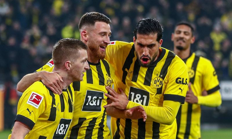 Dortmund tijdelijk koploper in Duitsland