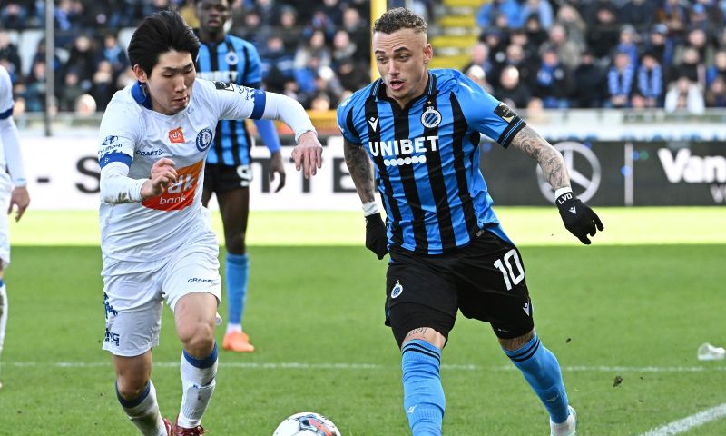 Noa Lang zit vol zelfvertrouwen bij Club Brugge