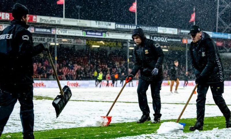 Duel tussen Eagles en RKC afgelast door sneeuwval