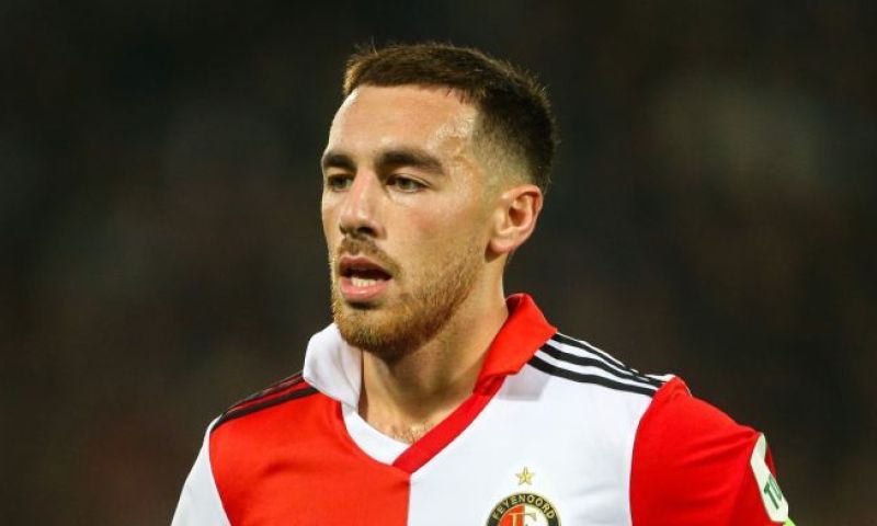 Orkun Kökçü wint met Feyenoord van FC Volendam in de Eredivisie