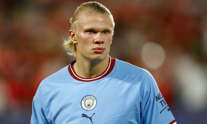 Erling Haaland maakt een hattrick voor Manchester City tegen Burnley in FA Cup