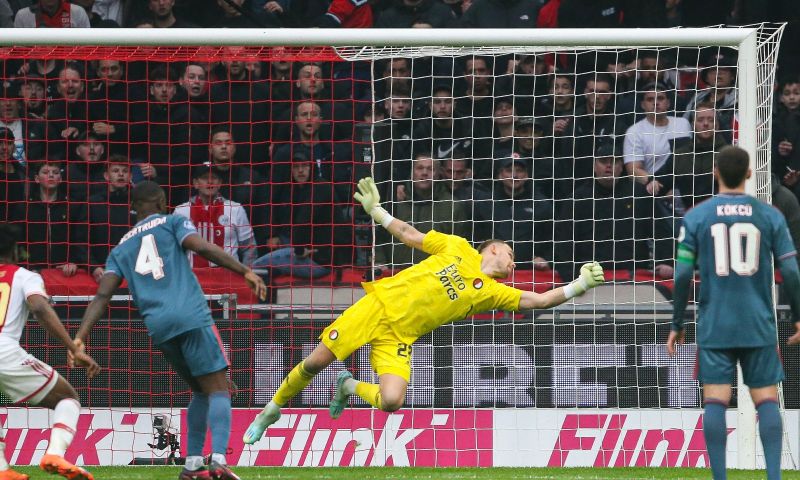 Timon Wellenreuther van Feyenoord over zijn redding in de Klassieker tegen Ajax