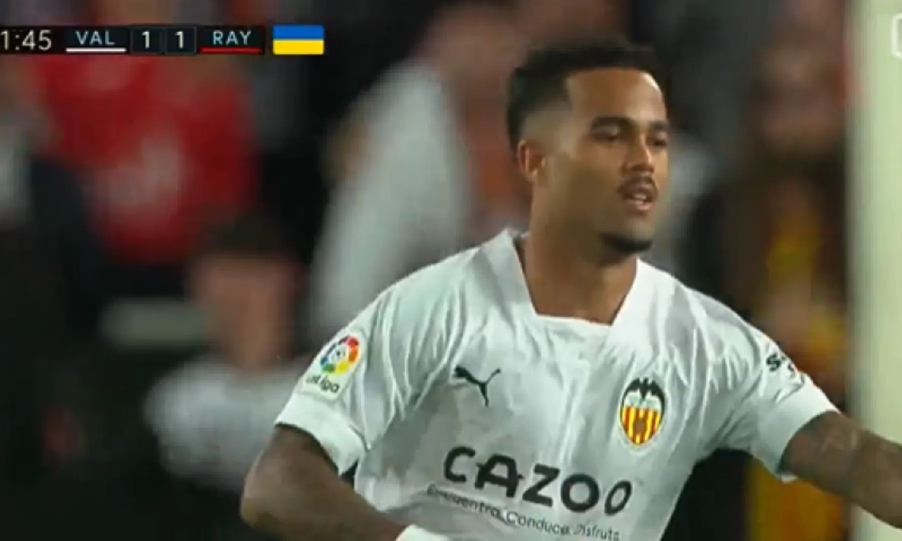 Vanaf de stip: Kluivert belangrijk voor Valencia in strijd tegen degradatie