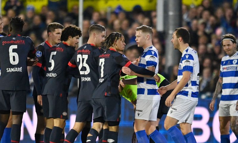 Marciano Vink is niet overtuigd van de eerste helft die PSV op de mat legt