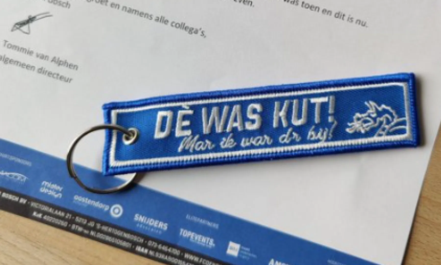 Den Bosch heeft supporters een aandenken gegeven na 13-0