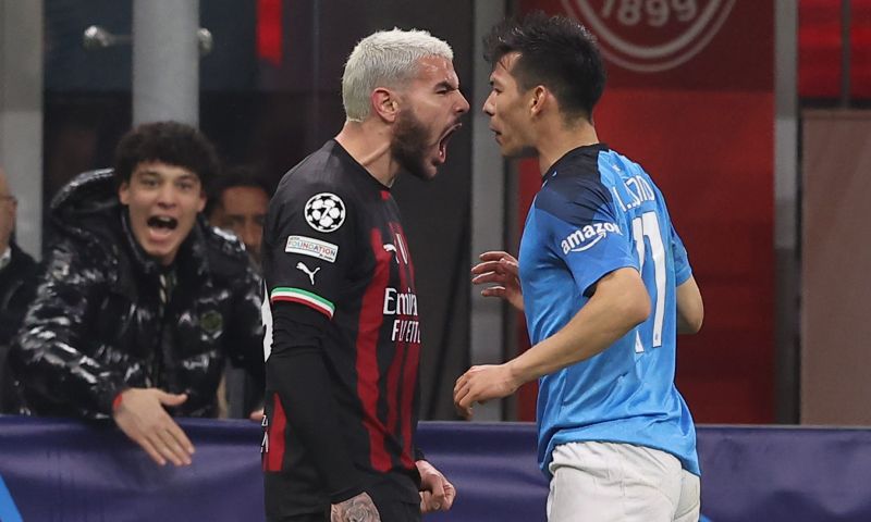 AC Milan heeft van Napoli gewonnen in de Champions League