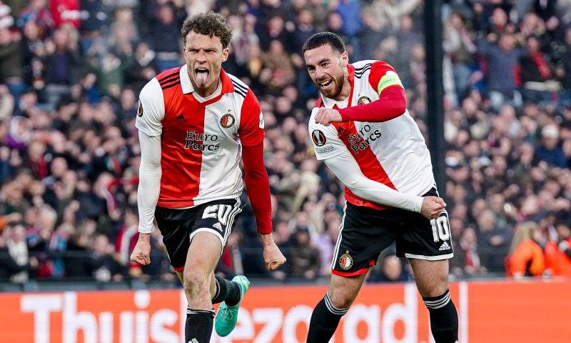 Feyenoord wint nipt van AS Roma