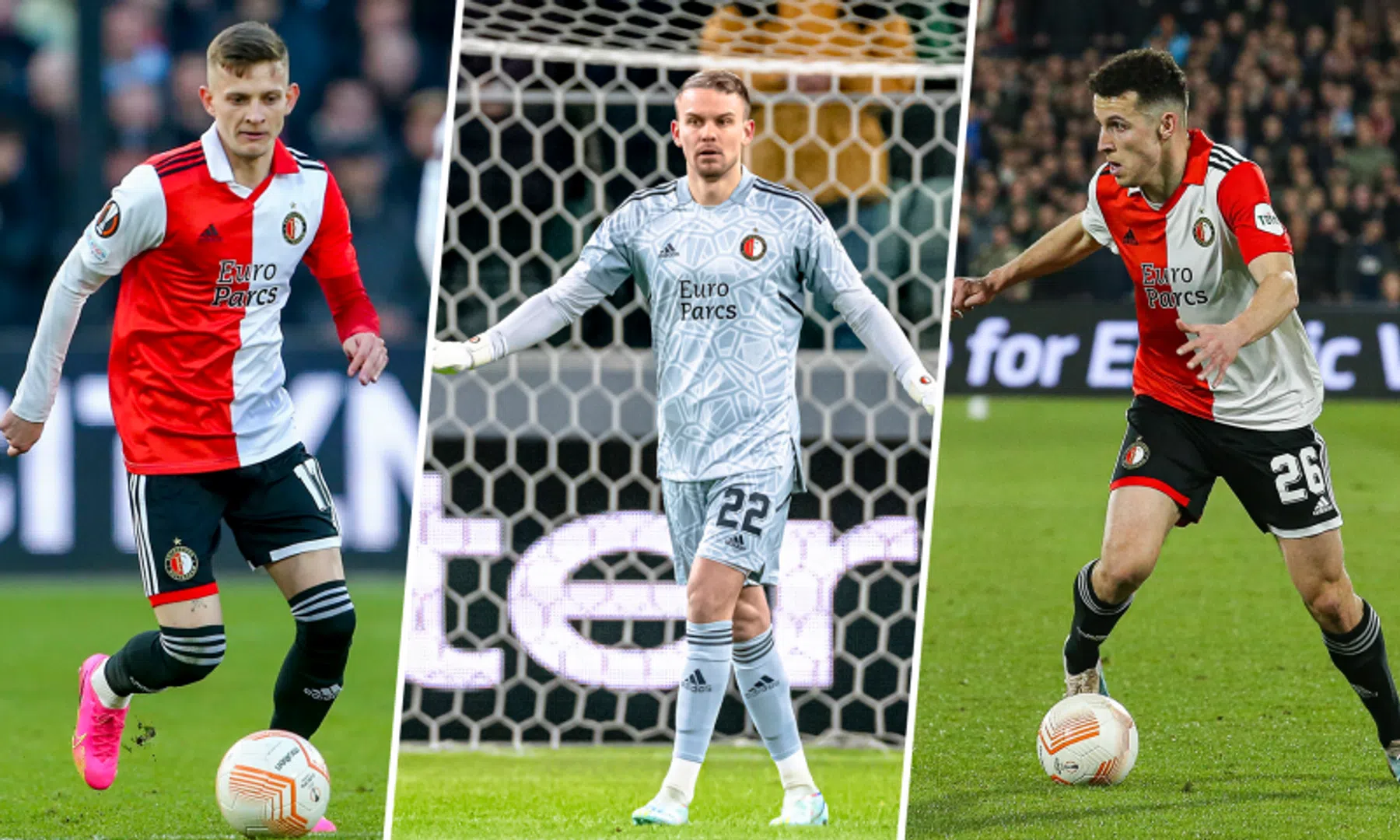 Zes spelers van Feyenoord lopen deze zomer uit hun contract