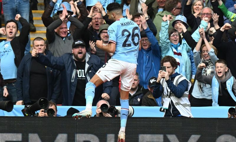 Mahrez schiet City naar de finale van de FA Cup