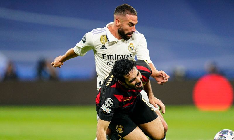 Heerlijk voetbalgevecht tussen Real Madrid en Man City levert geen winnaar op     