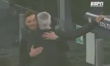 Thumbnail for article: De meester tegen de leerling: Mourinho omhelst oude bekende Xabi Alonso