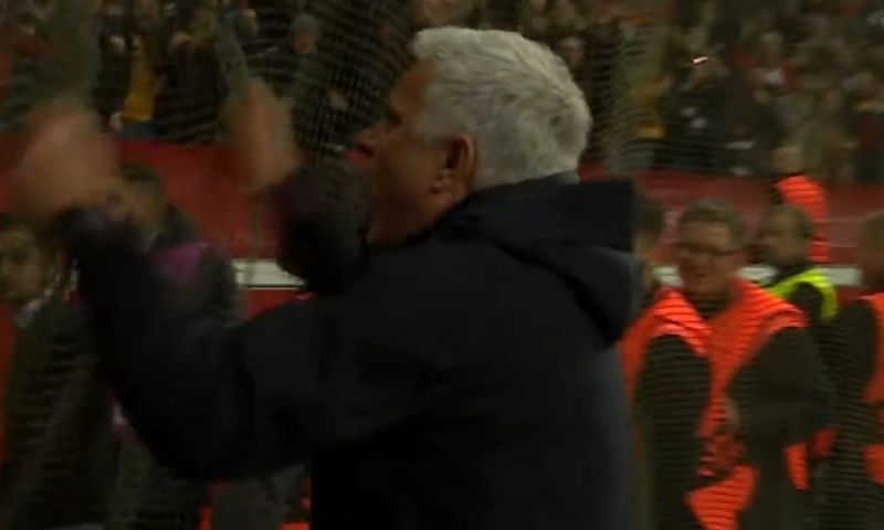 Grote vreugde: Mourinho door het dolle heen na bereiken Europa League-finale