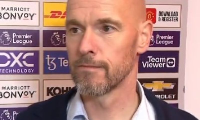 Ten Hag geeft update antony