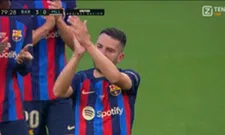 Thumbnail for article: Emotioneel afscheid voor iconisch tweetal in Camp Nou: Alba houdt het niet droog