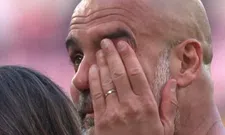 Thumbnail for article: Guardiola kan zijn tranen niet in bedwang houden na de FA Cup-winst