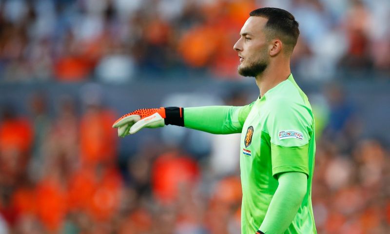 Het is geen uitgemaakte zaak dat Justin Bijlow ook tegen Italië onder de lat staat