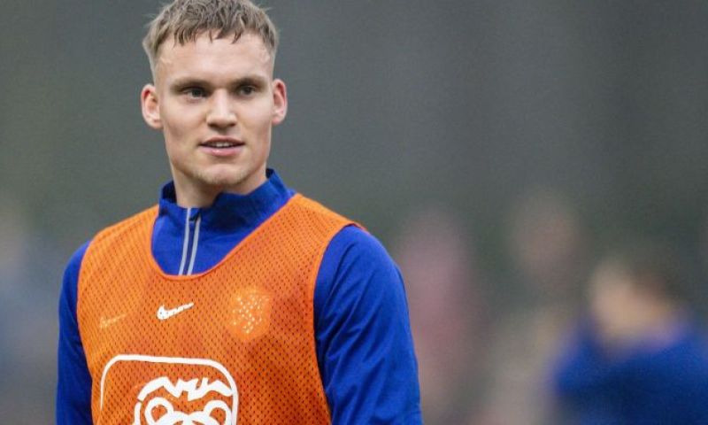 Bart Verbruggen hielp Jong Oranje met een uitstekend optreden aan een punt