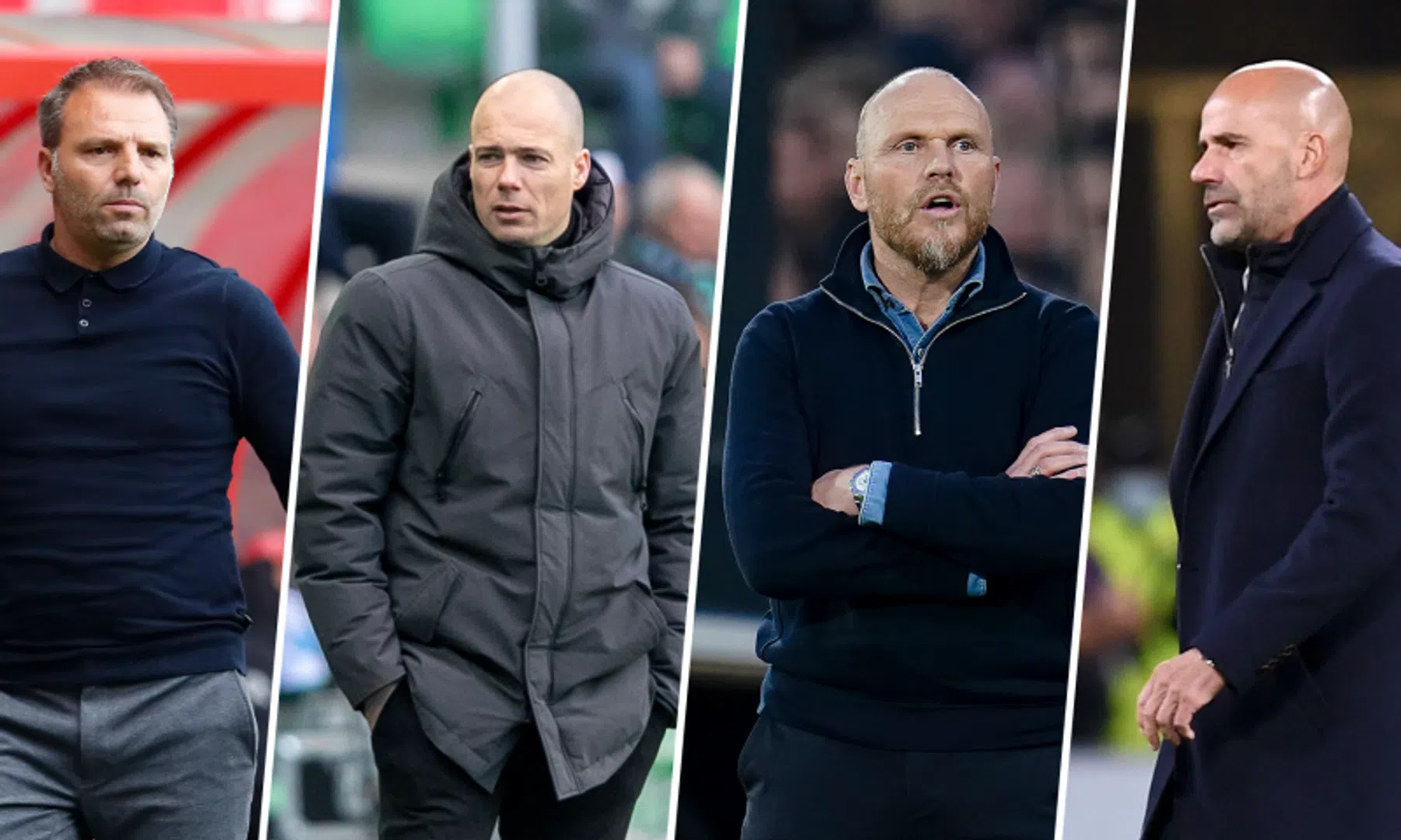 Welke trainers staan komend seizoen aan het roer in de Eredivisie?