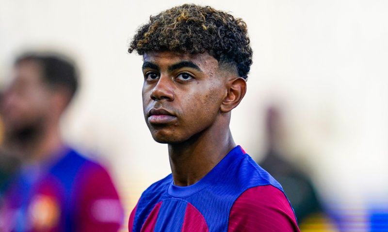 Het talent Lamine Yamal van Barcelona