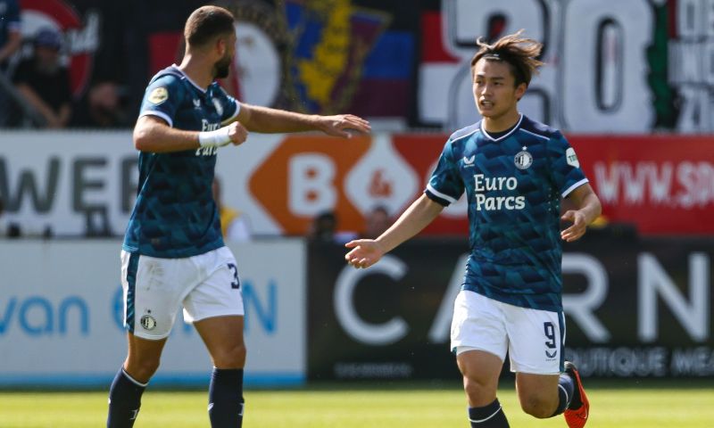 Feyenoord heeft in een besloten duel gewonnen van Willem II