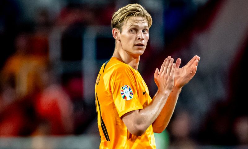 De Jong over Oranje's tactische omschakeling: 'Gaat denk ik niet weer veranderen'