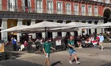 Thumbnail for article: Feyenoord-fans vermaken zich prima in Madrid: 'Rotterdams koor' op Plaza Mayor