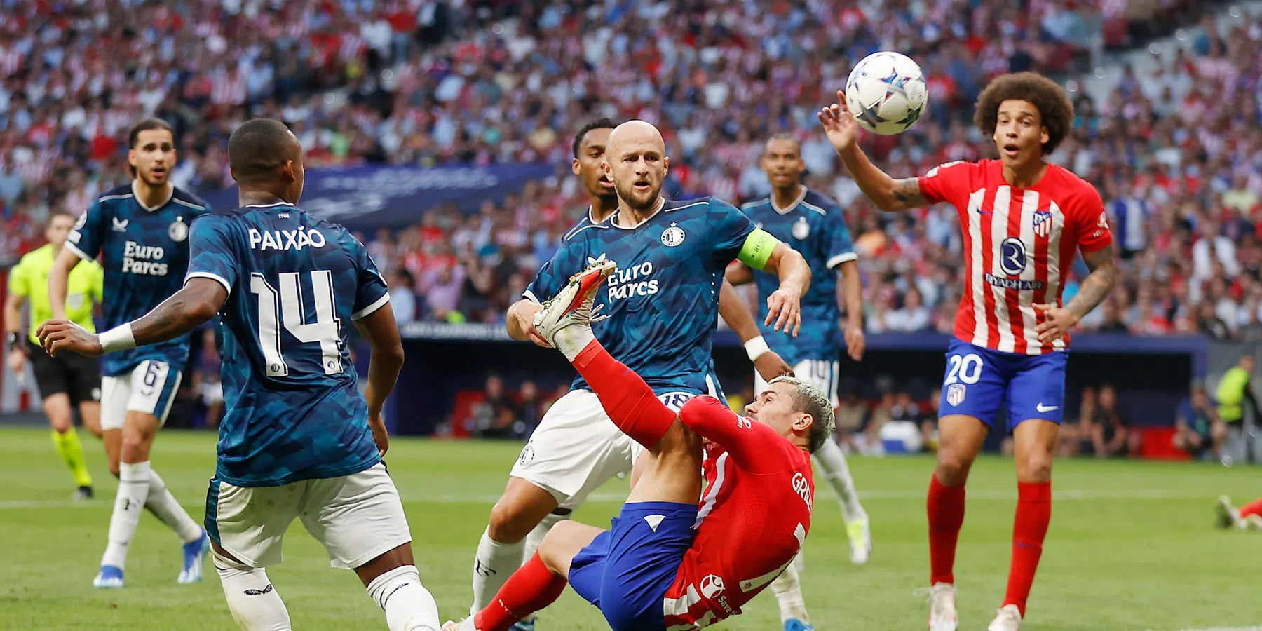 Brutaal Feyenoord verliest nipt van Atlético na sterke eerste helft 