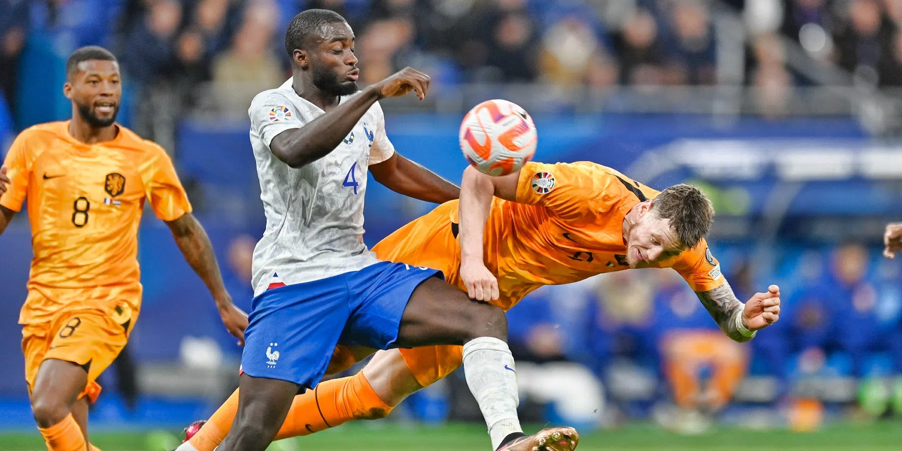 Hier wordt de wedstrijd tussen het Nederlands elftal en Frankrijk uitgezonden