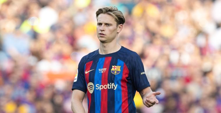 Barça duidelijk over toekomstplannen Frenkie: 'Hebben er nog niet over gesproken'